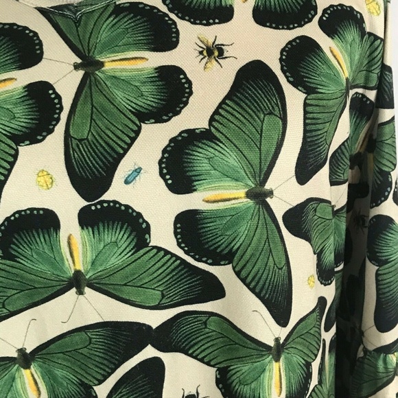 Marfinno Dress Small/Medium Green Cold Shoulder - Picture 4 of 6